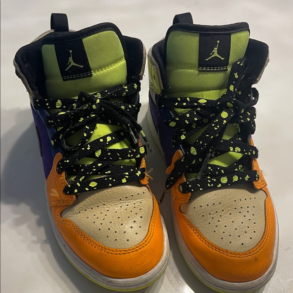 Jordan Kids Sneakers - Orange, Purple, Green